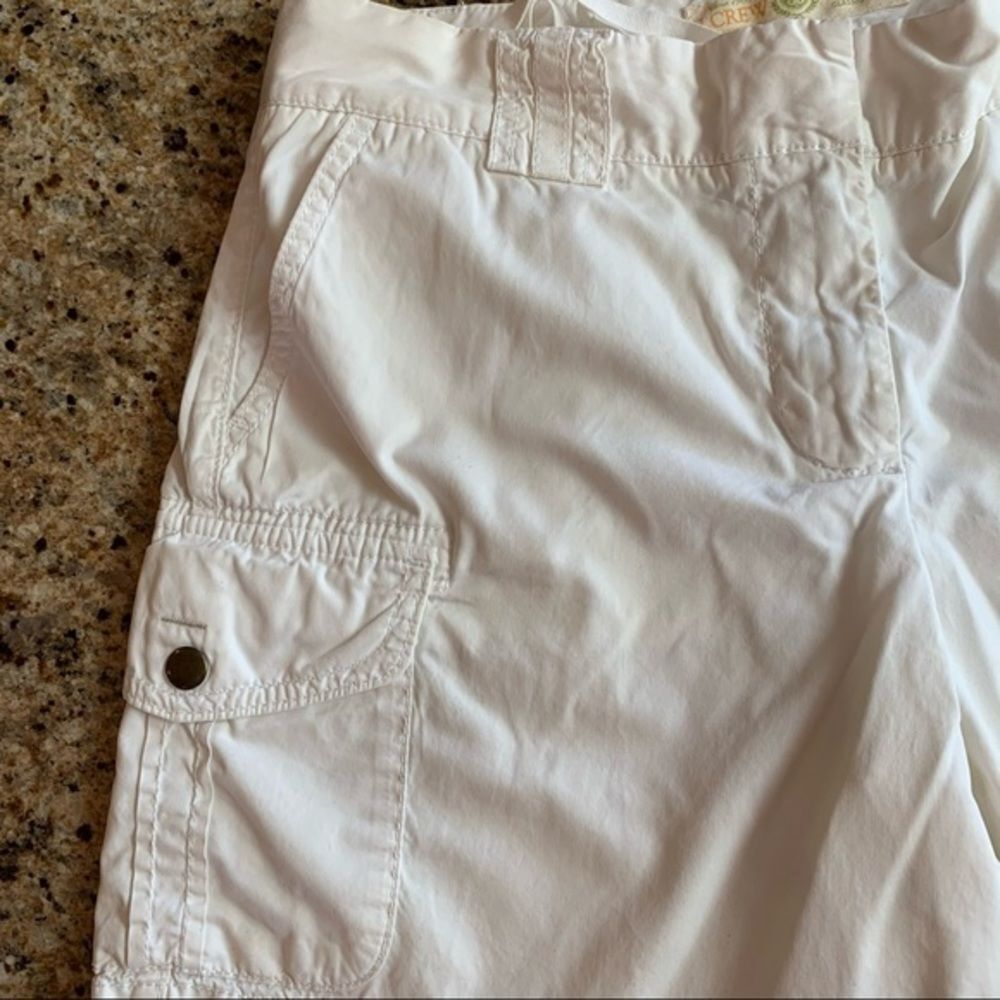 J. Crew White Women's Cargo Shorts - Picture 4 of 15